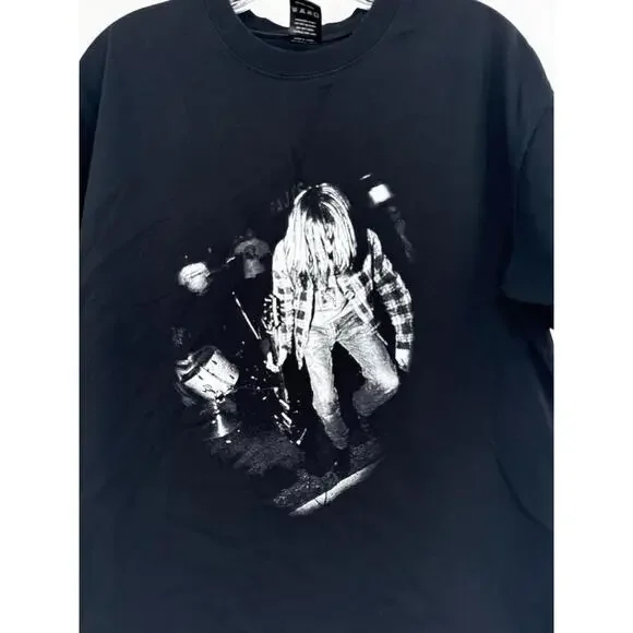 NIRVANA KURT COBAIN NUMBER (N)INE Tシャツ Charles Peterson Nirvana × Number (N)ine Kurt Cobain T-Shirt